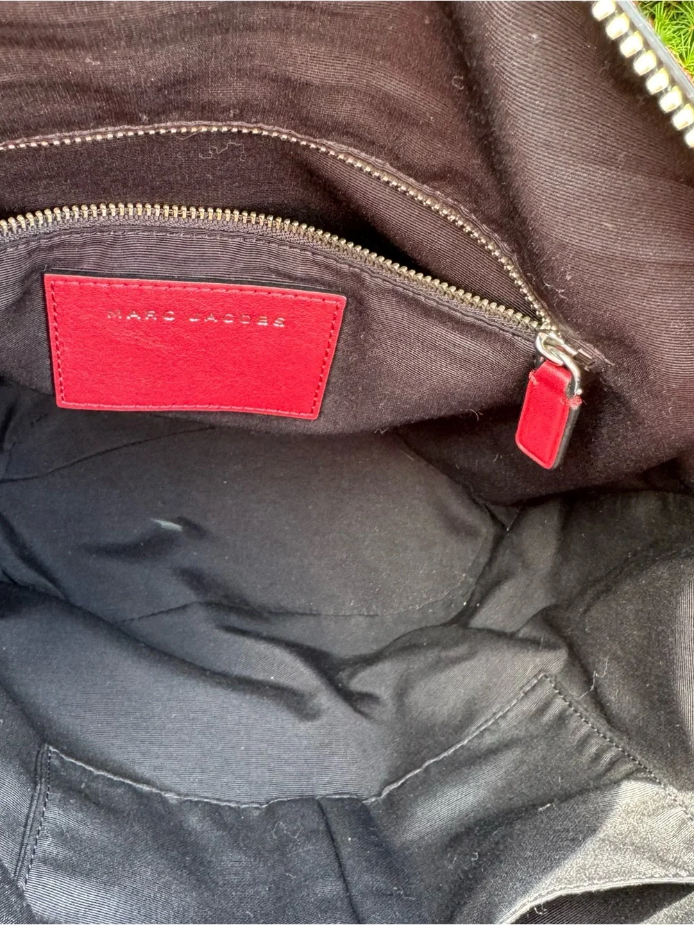Marc Jacobs “The Sling” Burgundy Leather Hobo Bag